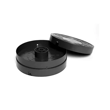 Dancan film can black in several sizes for 16mm film