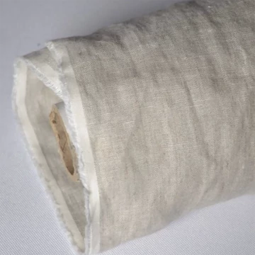 Raw natural linen canvas 1,6x100m