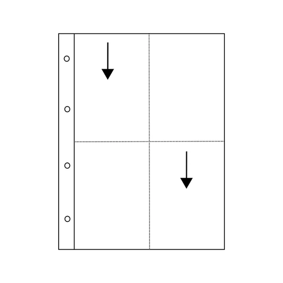 Polipropilén lefűzhető tasak, PANORAMA - 10x15 / A6
