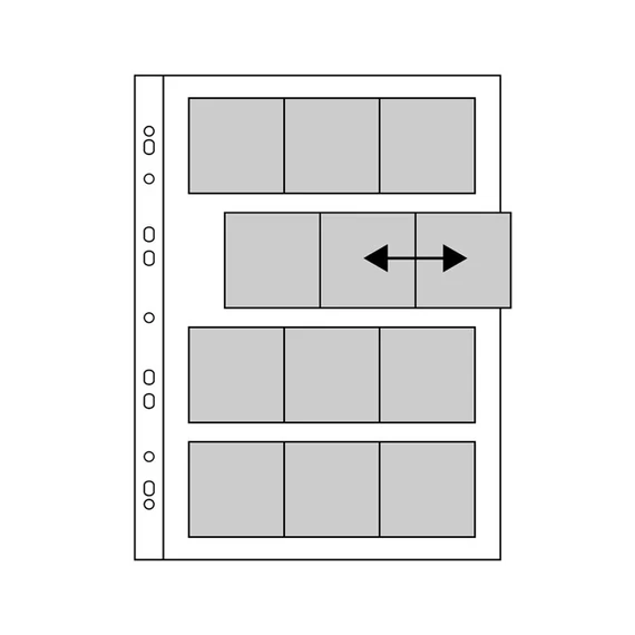 Polipropilén lefűzhető tasak, PANORAMA - ROLLFILM 6X7