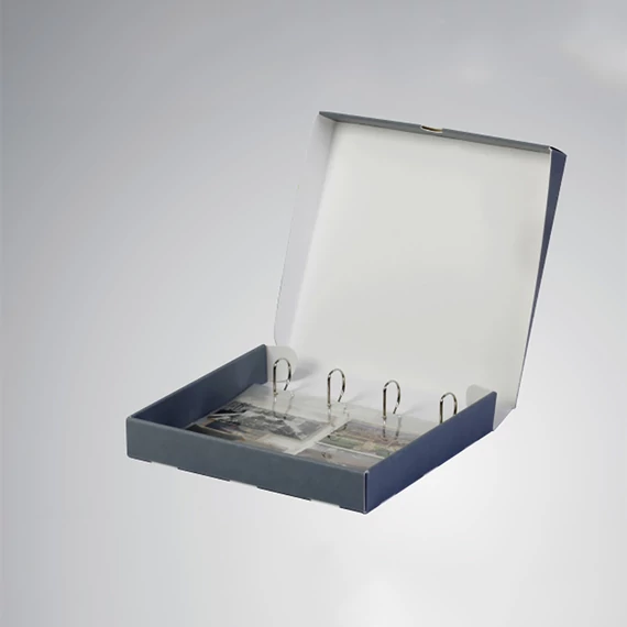 Savmentes gyűrűs tároló doboz - A4