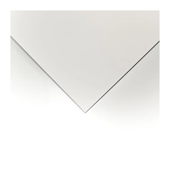 Mounting board 1,6mm, pure white, ribbed