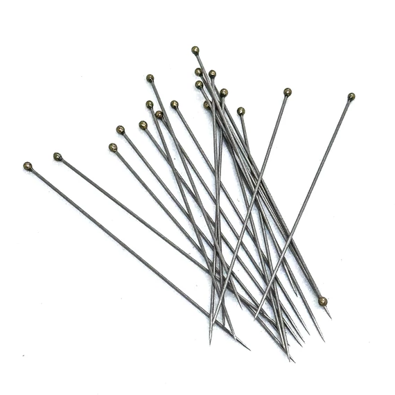 INSECT PINS STAINLES STEEL- LENGTH 39mm in several diameters
